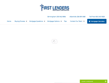 Tablet Screenshot of firstlenders.com